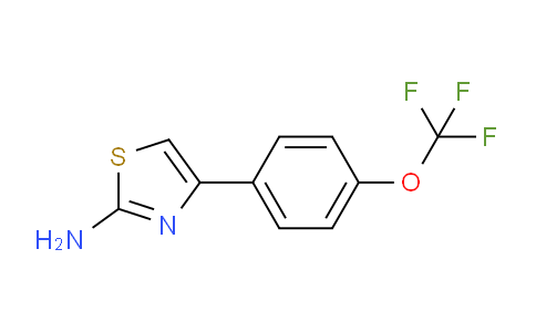 CAS No. 436151-95-0, 4-(4-(Trifluoromethoxy)phenyl)thiazol-2-amine