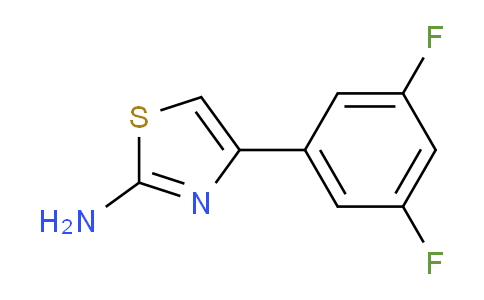 CAS No. 676348-23-5, 4-(3,5-Difluorophenyl)thiazol-2-amine