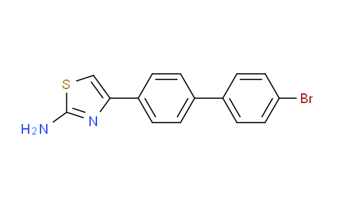 CAS No. 676348-26-8, 4-(4'-Bromo-[1,1'-biphenyl]-4-yl)thiazol-2-amine