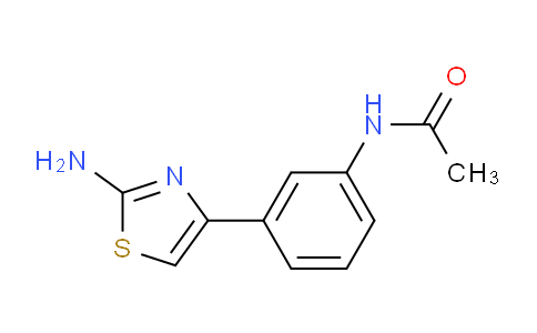 CAS No. 156171-61-8, N-[3-(2-Aminothiazol-4-yl)phenyl]acetamide