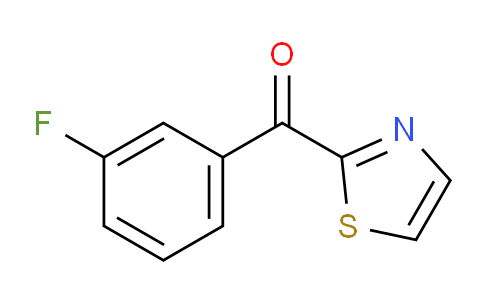 CAS No. 871096-08-1, (3-Fluorophenyl)(thiazol-2-yl)methanone