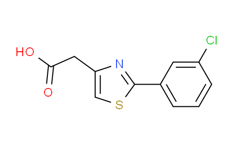 CAS No. 17969-26-5, 2-(2-(3-chlorophenyl)thiazol-4-yl)acetic acid