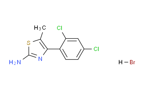 CAS No. 1049745-22-3, 4-(2,4-Dichlorophenyl)-5-methyl-1,3-thiazol-2-amine, HBr