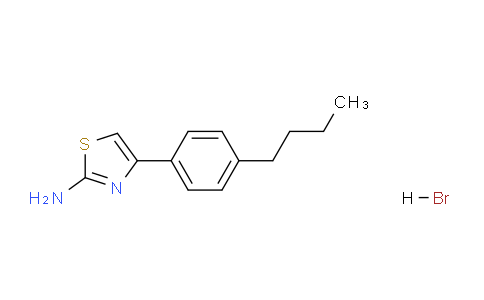 CAS No. 1049753-53-8, 4-(4-Butylphenyl)-1,3-thiazol-2-amine, HBr