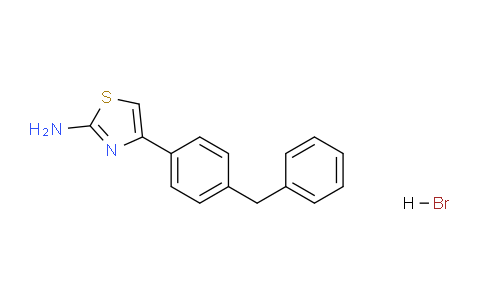 CAS No. 1049743-03-4, 4-(4-Benzylphenyl)-1,3-thiazol-2-amine, HBr