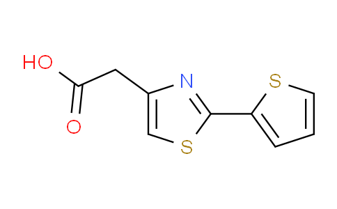 CAS No. 855716-78-8, 2-(2-(Thiophen-2-yl)thiazol-4-yl)acetic acid