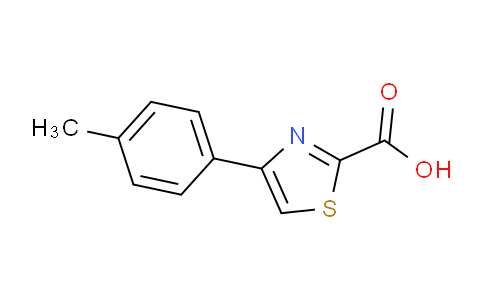CAS No. 123971-35-7, 4-(p-Tolyl)thiazole-2-carboxylic acid