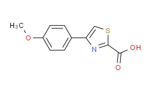 CAS No. 123971-42-6, 4-(4-Methoxyphenyl)thiazole-2-carboxylic acid