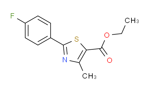 CAS No. 317319-17-8, Ethyl 2-(4-Fluorophenyl)-4-methylthiazole-5-carboxylate