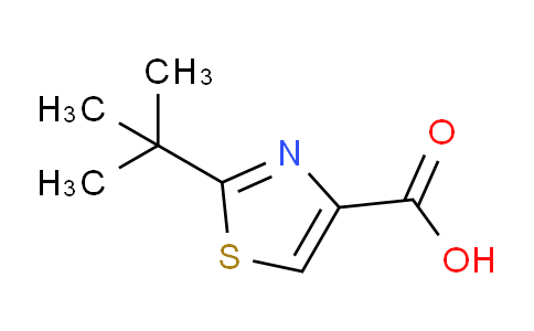 CAS No. 1012881-39-8, 2-(tert-Butyl)thiazole-4-carboxylic acid