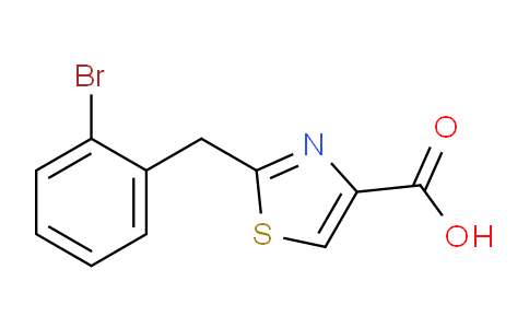 CAS No. 1086380-14-4, 2-[(2-Bromophenyl)methyl]-1,3-thiazole-4-carboxylic acid