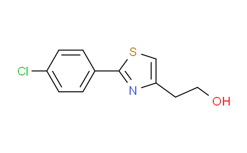 CAS No. 27473-03-6, 2-(2-(4-Chlorophenyl)thiazol-4-yl)ethanol