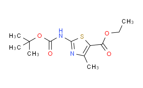 CAS No. 244236-52-0, Ethyl 2-((tert-butoxycarbonyl)amino)-4-methylthiazole-5-carboxylate