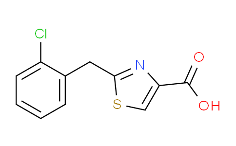 CAS No. 736970-80-2, 2-[(2-Chlorophenyl)methyl]-1,3-thiazole-4-carboxylic acid