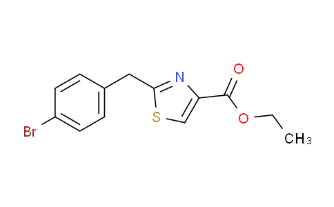 CAS No. 1207175-67-4, Ethyl 2-(4-bromobenzyl)-1,3-thiazole-4-carboxylate