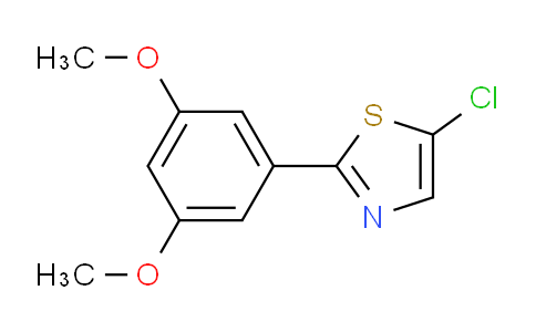 CAS No. 1207426-83-2, 5-Chloro-2-(3,5-dimethoxyphenyl)thiazole