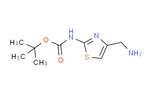 CAS No. 1211535-27-1, tert-Butyl (4-(aminomethyl)thiazol-2-yl)carbamate