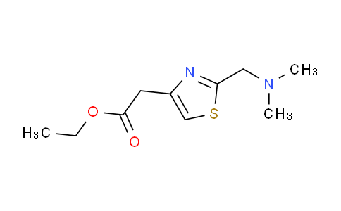 CAS No. 1211511-83-9, ethyl {2-[(dimethylamino)methyl]-1,3-thiazol-4-yl}acetate