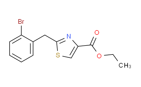 CAS No. 1351479-04-3, Ethyl 2-(2-Bromobenzyl)thiazole-4-carboxylate