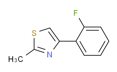 CAS No. 1355248-06-4, 4-(2-Fluorophenyl)-2-methylthiazole