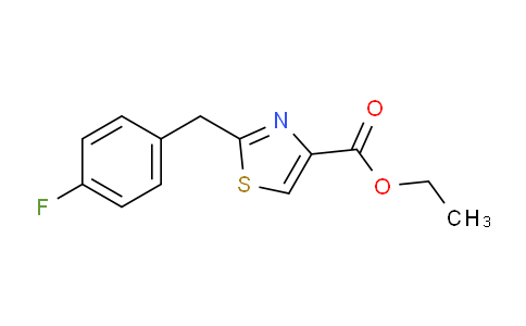 CAS No. 1558527-95-9, Ethyl 2-[(4-fluorophenyl)methyl]-1,3-thiazole-4-carboxylate
