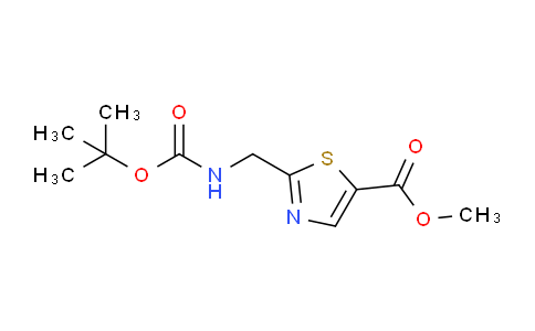 CAS No. 232612-28-1, Methyl 2-(((tert-butoxycarbonyl)amino)methyl)thiazole-5-carboxylate