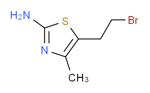 CAS No. 1437794-59-6, 5-(2-Bromoethyl)-4-methyl-1,3-thiazol-2-amine