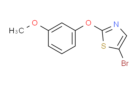 CAS No. 1384191-70-1, 5-Bromo-2-(3-methoxyphenoxy)-1,3-thiazole