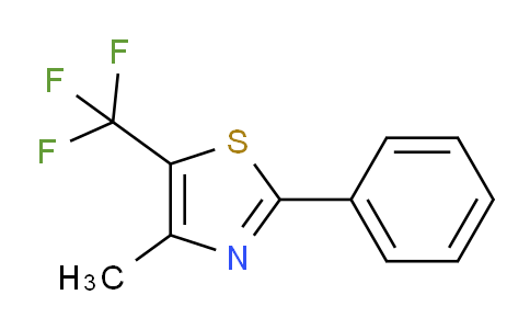 CAS No. 1492900-85-2, 4-Methyl-2-phenyl-5-(trifluoromethyl)thiazole