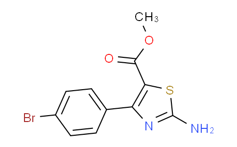 CAS No. 1284363-17-2, Methyl 2-amino-4-(4-bromophenyl)-1,3-thiazole-5-carboxylate