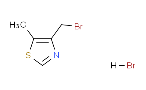 CAS No. 1956356-09-4, 4-(Bromomethyl)-5-methylthiazole hydrobromide