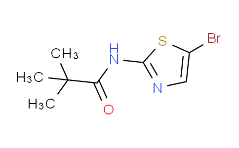 CAS No. 840493-84-7, N-(5-Bromothiazol-2-yl)pivalamide