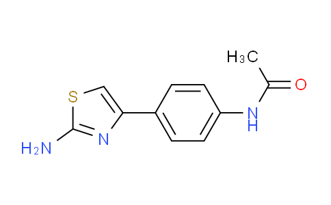 CAS No. 21674-96-4, 4-(4-Acetamidophenyl)-2-aminothiazole