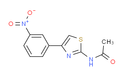 CAS No. 53173-92-5, N-[4-(3-Nitrophenyl)-2-thiazolyl]acetamide