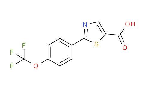 CAS No. 886370-20-3, 2-[4-(Trifluoromethoxy)phenyl]thiazole-5-carboxylic Acid