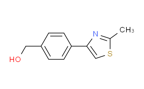 CAS No. 857283-96-6, (4-(2-Methylthiazol-4-yl)phenyl)methanol