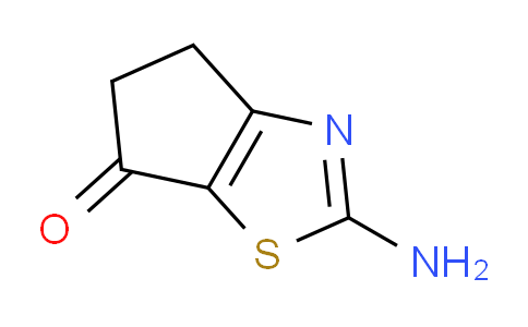 CAS No. 1026710-03-1, 2-amino-4,5-dihydrocyclopenta[d][1,3]thiazol-6-one