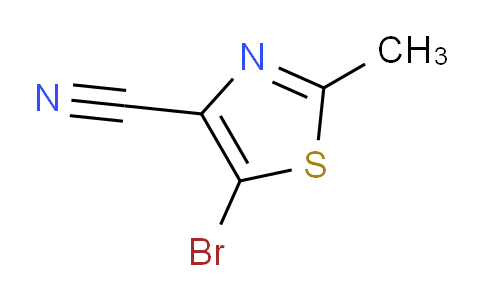 CAS No. 723743-71-3, 5-bromo-2-methyl-1,3-thiazole-4-carbonitrile