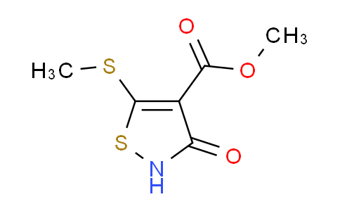 CAS No. 878477-22-6, methyl 5-methylsulfanyl-3-oxo-1,2-thiazole-4-carboxylate