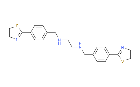 CAS No. 1507370-40-2, N,N'-Bis-(4-thiazol-2-yl-benzyl) -ethane-1,2-diamine