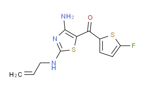 CAS No. 2230640-94-3, (2-(allylamino)-4-aminothiazol-5-yl)(5-fluorothiophen-2-yl)methanone