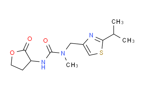 CAS No. 1004316-93-1, 1-methyl-3-(2-oxooxolan-3-yl)-1-[(2-propan-2-yl-1,3-thiazol-4-yl)methyl]urea