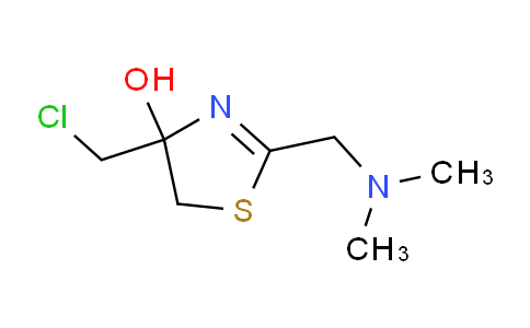 CAS No. 92759-37-0, 4-(chloromethyl)-2-[(dimethylamino)methyl]-5H-1,3-thiazol-4-ol