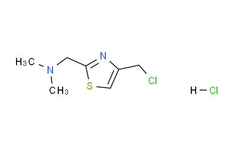 CAS No. 906649-81-8, 1-(4-(chloromethyl)thiazol-2-yl)-N,N-dimethylmethanamine hydrochloride