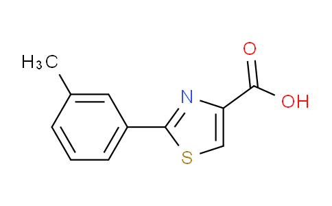 CAS No. 17229-00-4, 2-(3-Methylphenyl)-1,3-thiazole-4-carboxylic acid