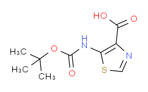 CAS No. 864436-94-2, 5-((tert-butoxycarbonyl)amino)thiazole-4-carboxylic acid