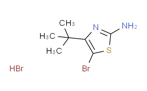 CAS No. 175136-77-3, 5-Bromo-4-(tert-butyl)thiazol-2-amine hydrobromide