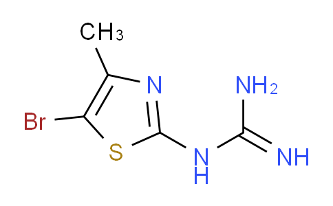 CAS No. 175136-87-5, 1-(5-Bromo-4-methylthiazol-2-yl)guanidine