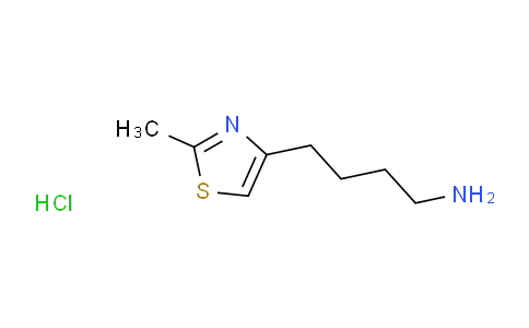 CAS No. 1245648-03-6, 4-(2-Methylthiazol-4-yl)butan-1-amine hydrochloride