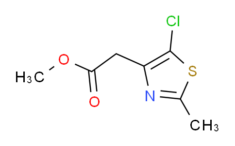 CAS No. 1243328-60-0, Methyl 2-(5-chloro-2-methylthiazol-4-yl)acetate